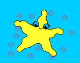 Dibujo Estrella de mar 4 pintado por Yalits