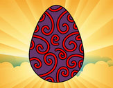 Dibujo Huevo decorado pintado por NORELVIS