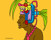 Dibujo Jefe de la tribu pintado por amalia