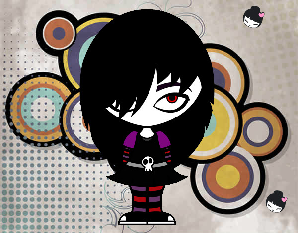 Dibujo Look Emo pintado por FinnyJake2