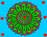 Dibujo Mandala margarita pintado por mary8cruz