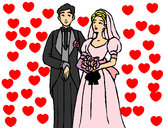 Dibujo Marido y mujer III pintado por alitza