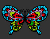 Dibujo Mariposa bonita pintado por amalia