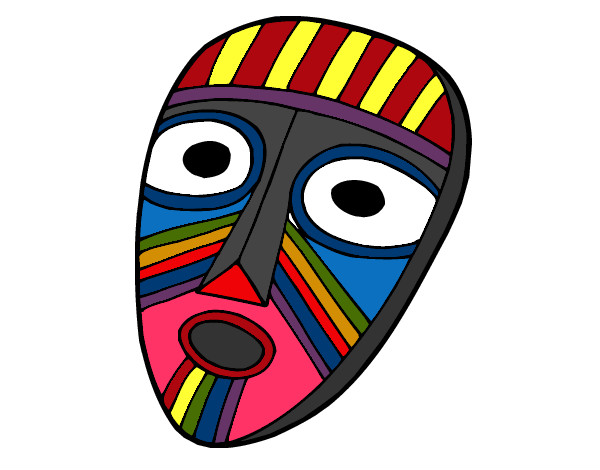 Dibujo Máscara sorprendida pintado por shamy
