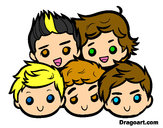 Dibujo One Direction 2 pintado por sarahf