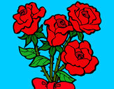 Dibujo Ramo de rosas pintado por IslamEYM