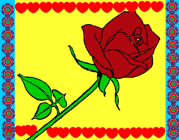 mi rosa roja