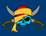 Dibujo Símbolo pirata pintado por jaimeruiz1
