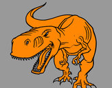 Dibujo Tiranosaurio Rex enfadado pintado por mrhh12