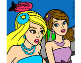 Dibujo Barbie y su amiga 1 pintado por Gisselle09