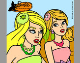 Dibujo Barbie y su amiga 1 pintado por Val11