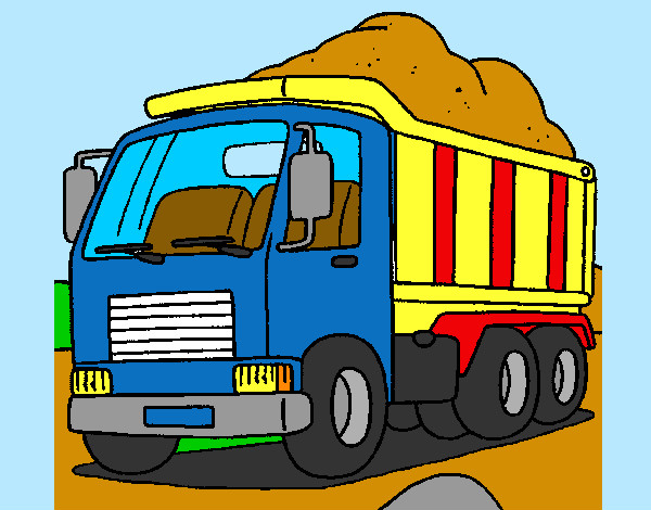 Dibujo Camión de carga 1 pintado por nicker11