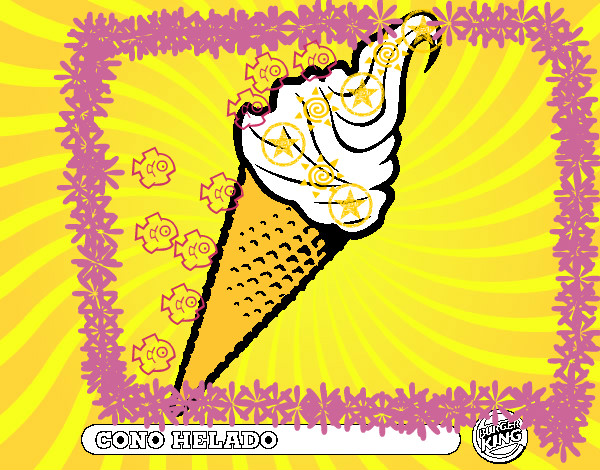 Dibujo Cono helado pintado por kellyeliza
