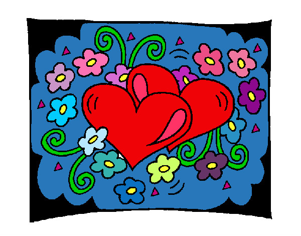 Dibujo de el amor y la amistad pintado por Zuzene en  el día  16-01-13 a las 19:11:42. Imprime, pinta o colorea tus propios dibujos!