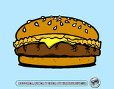 Dibujo Crea tu hamburguesa pintado por heldariona