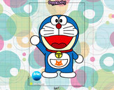 Dibujo Doraemon pintado por valetina77