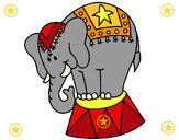 Dibujo Elefante actuando pintado por remisito10
