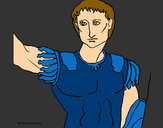 Dibujo Escultura del César pintado por amalia