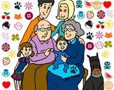 Dibujo Familia pintado por Bella5383
