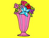 Dibujo Jarrón de flores 2a pintado por amalia