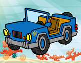 Dibujo Jeep pintado por nicker11