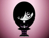 Dibujo Look Emo pintado por ferdita99