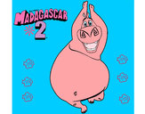 Dibujo Madagascar 2 Gloria pintado por nelly2013