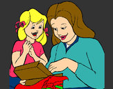 Dibujo Madre e hija pintado por divarokera