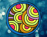 Dibujo Mandala circular pintado por 433570