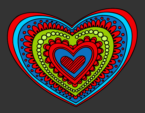 Mandala corazón