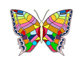 Dibujo Mariposa 16 pintado por candi22
