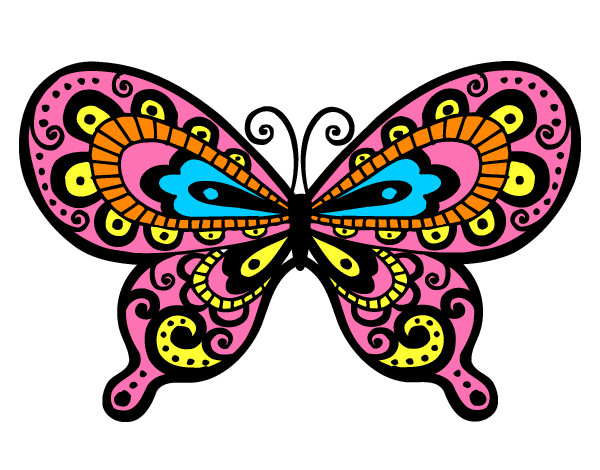 Dibujo Mariposa bonita pintado por wishirley