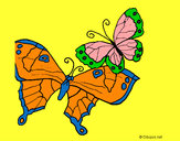 Dibujo Mariposas pintado por Yanibel