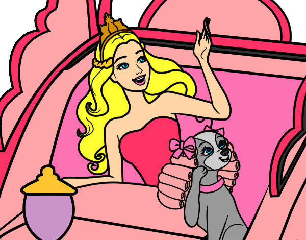 barbie con perrita