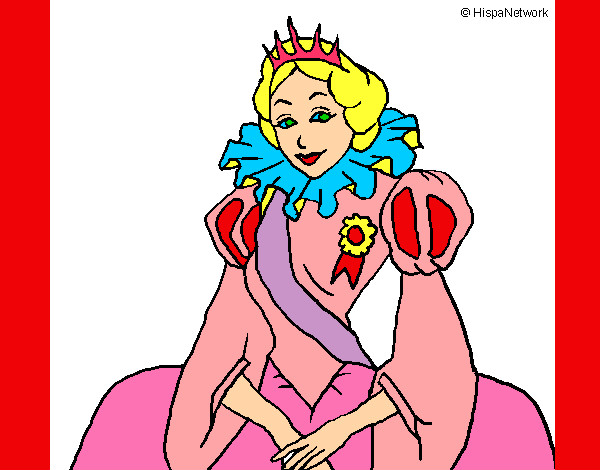 Dibujo Princesa real pintado por Zapdos
