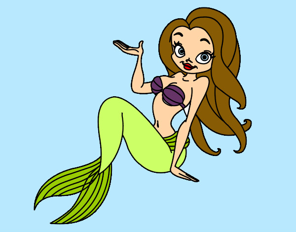 Dibujo Sirena sexy pintado por GABY141625