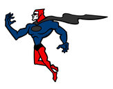 Dibujo Superhéroe poderoso pintado por themarine2