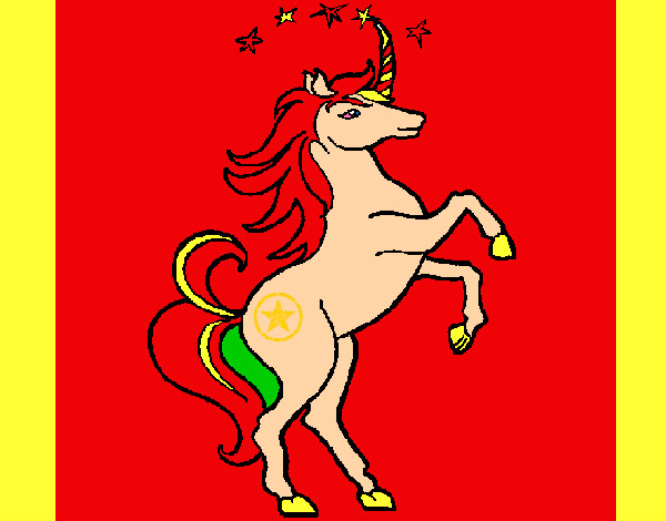 Dibujo Unicornio pintado por Zapdos