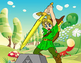 Dibujo Zelda pintado por Gemaperez