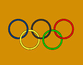 Dibujo Anillas de los juegos olimpícos pintado por daniel88
