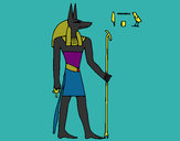 Dibujo Anubis pintado por Armando01