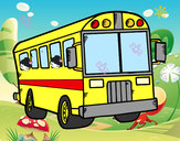 Dibujo Autobús del colegio pintado por jaiden