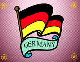 Dibujo Bandera de Alemania pintado por laKattiOMG