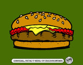 Dibujo Crea tu hamburguesa pintado por Noelia999