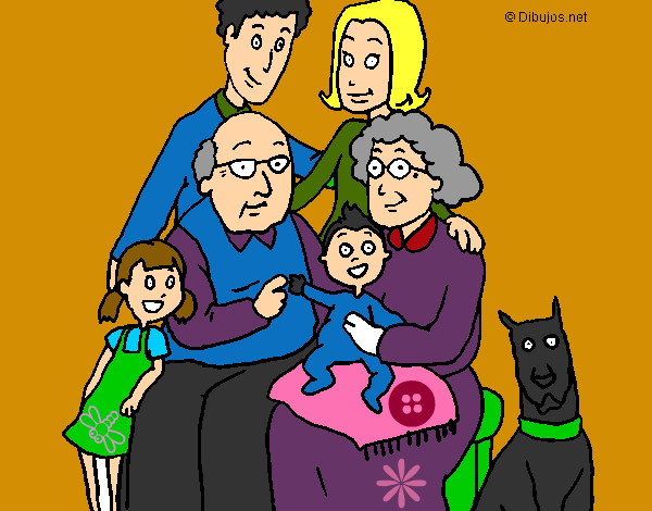 Dibujo Familia pintado por blumblum