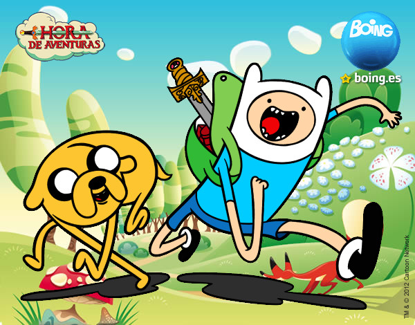 Finn y Jake.