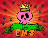 Dibujo Love Emo pintado por velen100