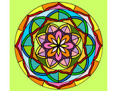 Dibujo Mandala 6 pintado por descubrir