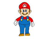 Dibujo Mario pintado por thealdairl