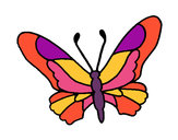 Dibujo Mariposa 6a pintado por juanAristi